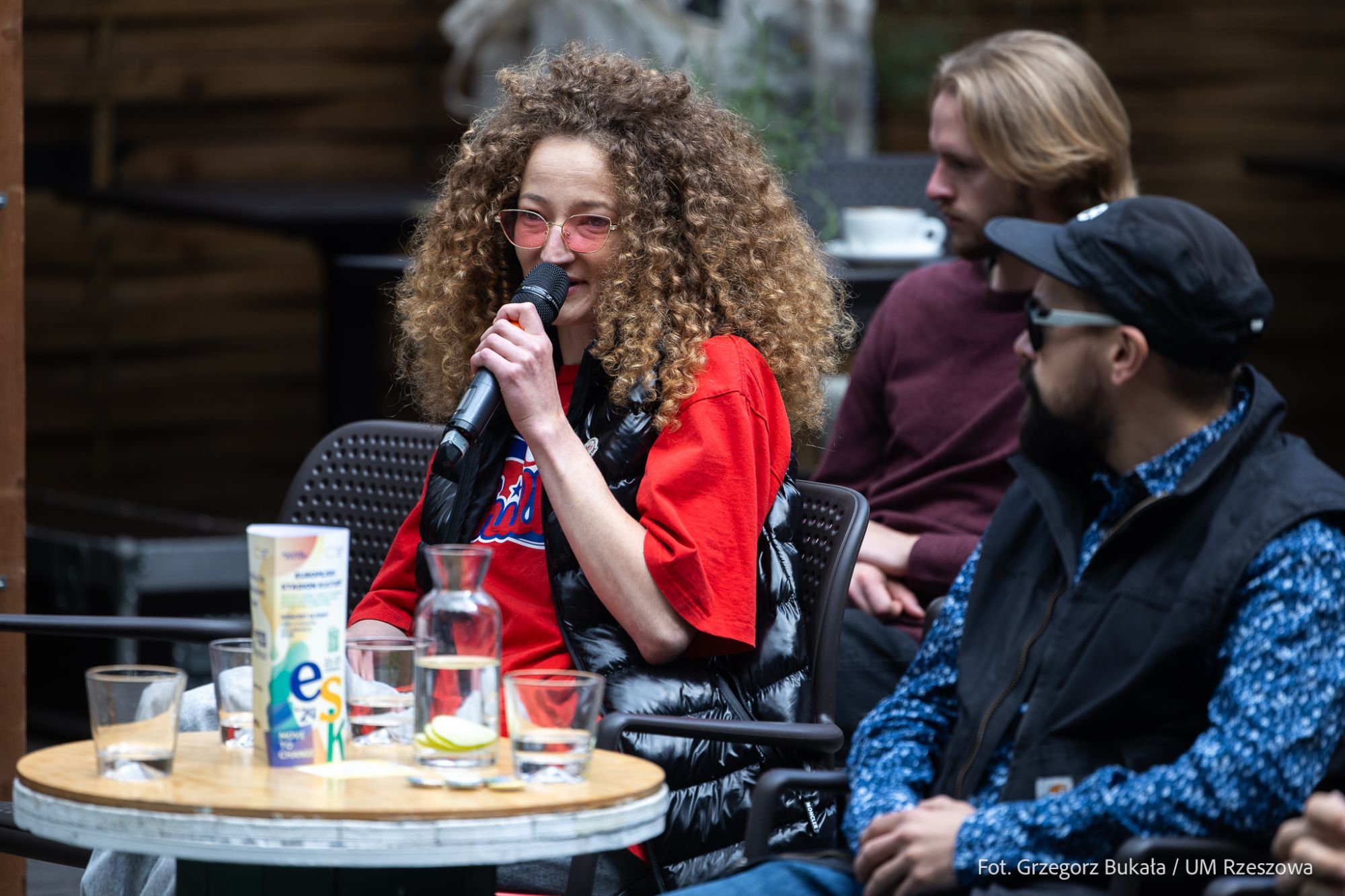 zdjęcie z konferencji prasowej Wsch&oacute;d Kultury Europejski Stadion Kultury, fot. Sebastian Augustyn